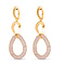 Designer Close Out Deal - Star Light Austrian Crystal Triple Drop Earrings