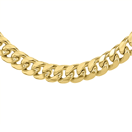 Vicenza Closeout - 9K Yellow Gold Cuban Link Necklace (Size - 22), Gold Wt. 18.95 Gms
