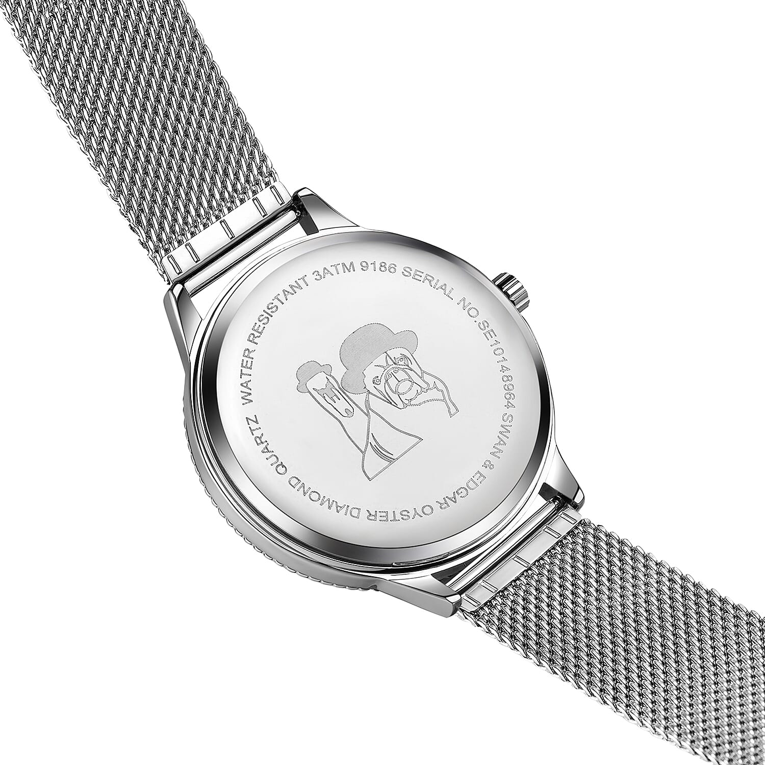 Swan & Edgar Ladies Bliss Diamond Swiss Quartz Movement Teal Dial 3ATM Water Resistant Watch With Silver Stainless Steel Bracelet