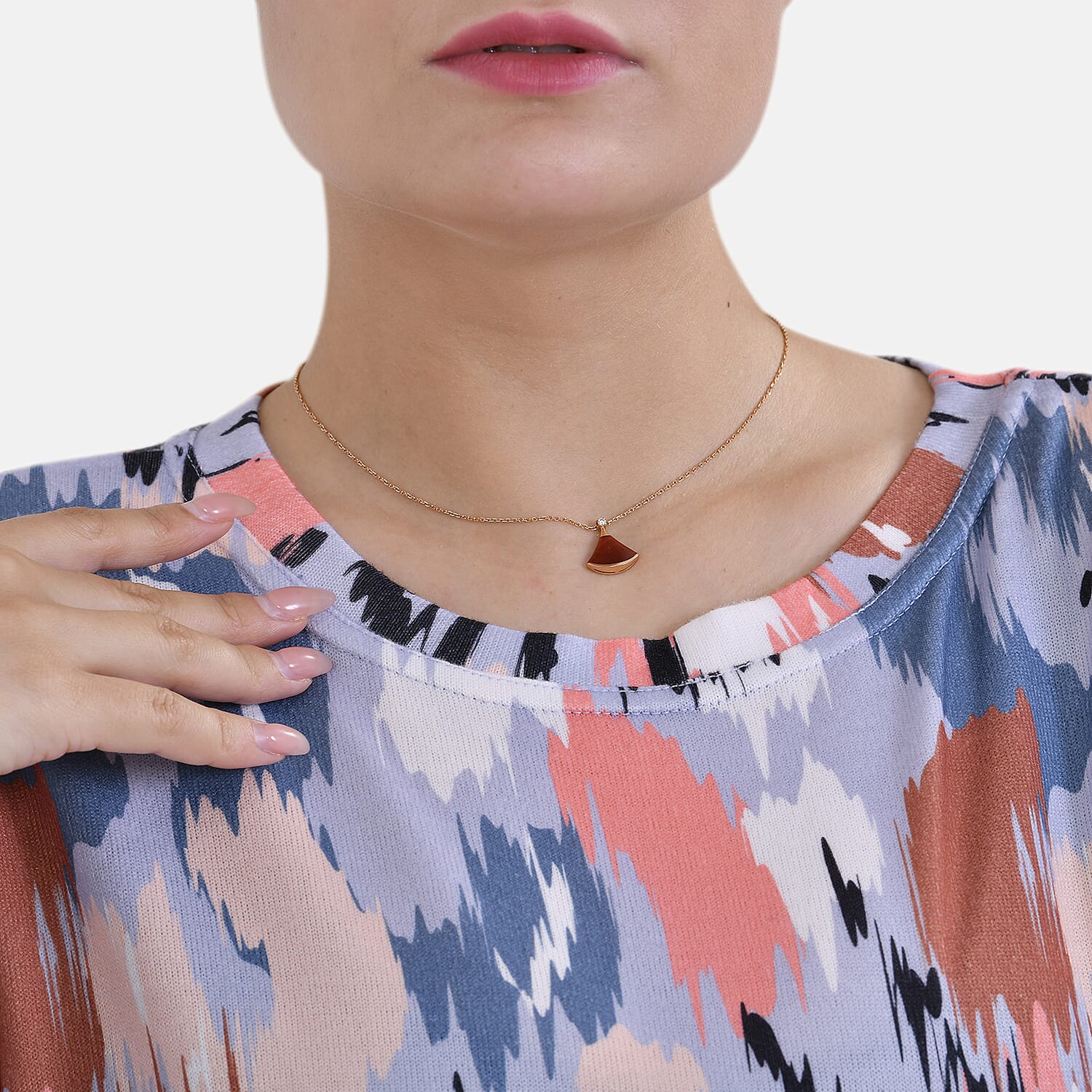 La Marey (Pattern) Full Sleeve Jersey Tops - Blue