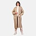 Closeout - Balloon Sleeve Long Cardigan (One Size,8 to 18) - Beige