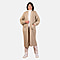 Closeout - Balloon Sleeve Long Cardigan (One Size,8 to 18) - Beige