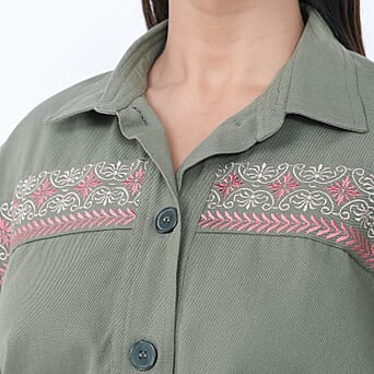 https://tjcuk.sirv.com/Products/76/6/7666296/Tamsy-Cotton-Solid-Jacket-Size-62x1-cm-Moss-Green-Navy_7666296_3.jpg?w=342&h=342