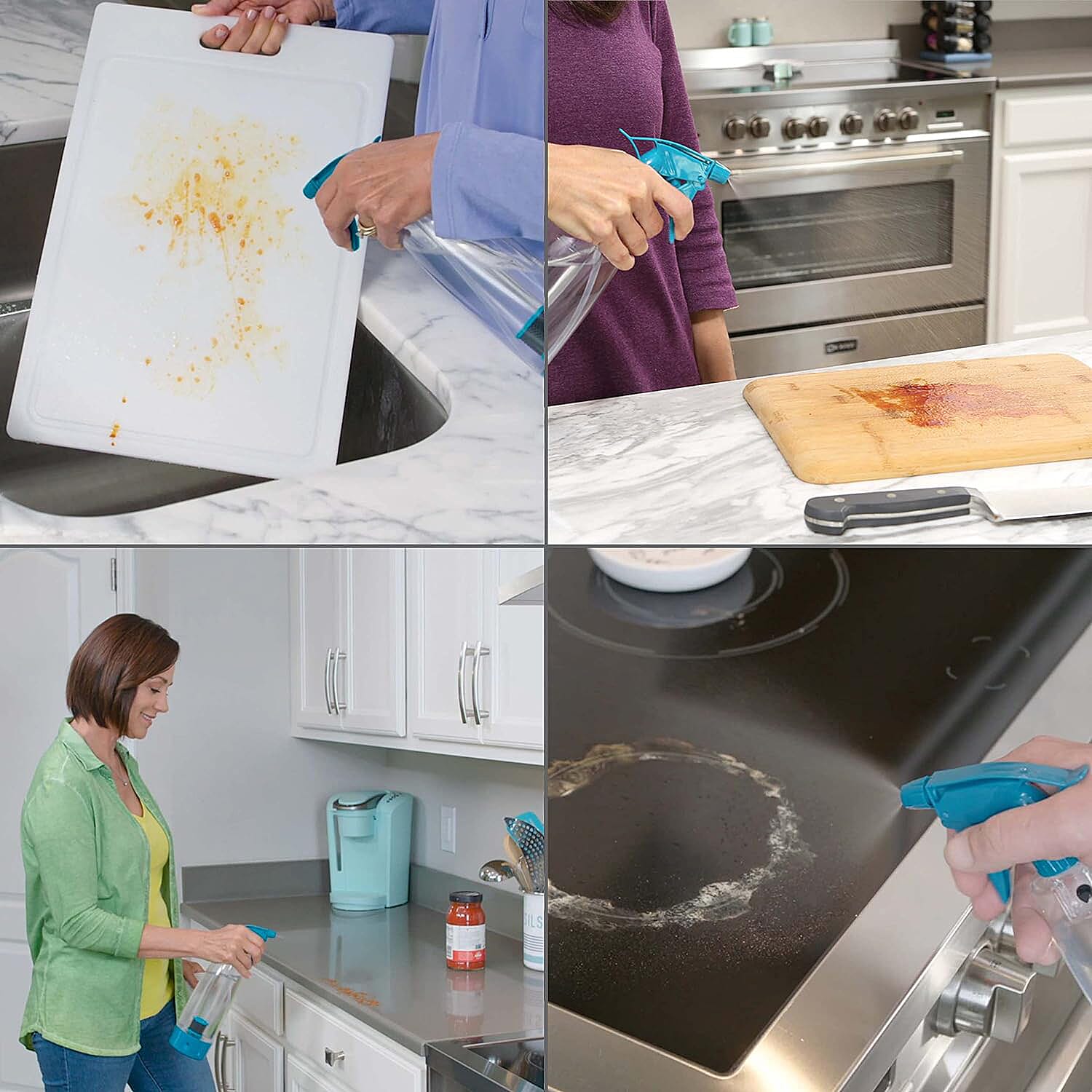 Spring BOGOF Offer- 14 Piece H20 E3 Multi-Purpose Home Cleaning Solution, inc Activator Bottle, Mop Unit, Travel Bottles and Glass Squeegee