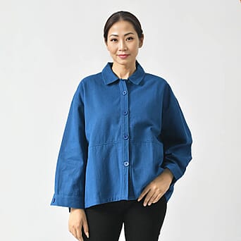 https://tjcuk.sirv.com/Products/76/6/7666653/La-Marey-Cotton-Solid-Jacket-Size-65x1-cm-Blue-Blue_7666653_3.jpg?w=342&h=342