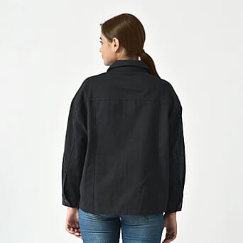https://tjcuk.sirv.com/Products/76/6/7666661/La-Marey-Cotton-Solid-Jacket-Size-67x1-cm-Black-Blue_7666661_1.jpg?w=342&h=342