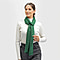 Mothers Day Gift Idea- La Marey 100% Cashmere Solid Wool Scarf with Gift Box (Size 190x70 cm) - Green
