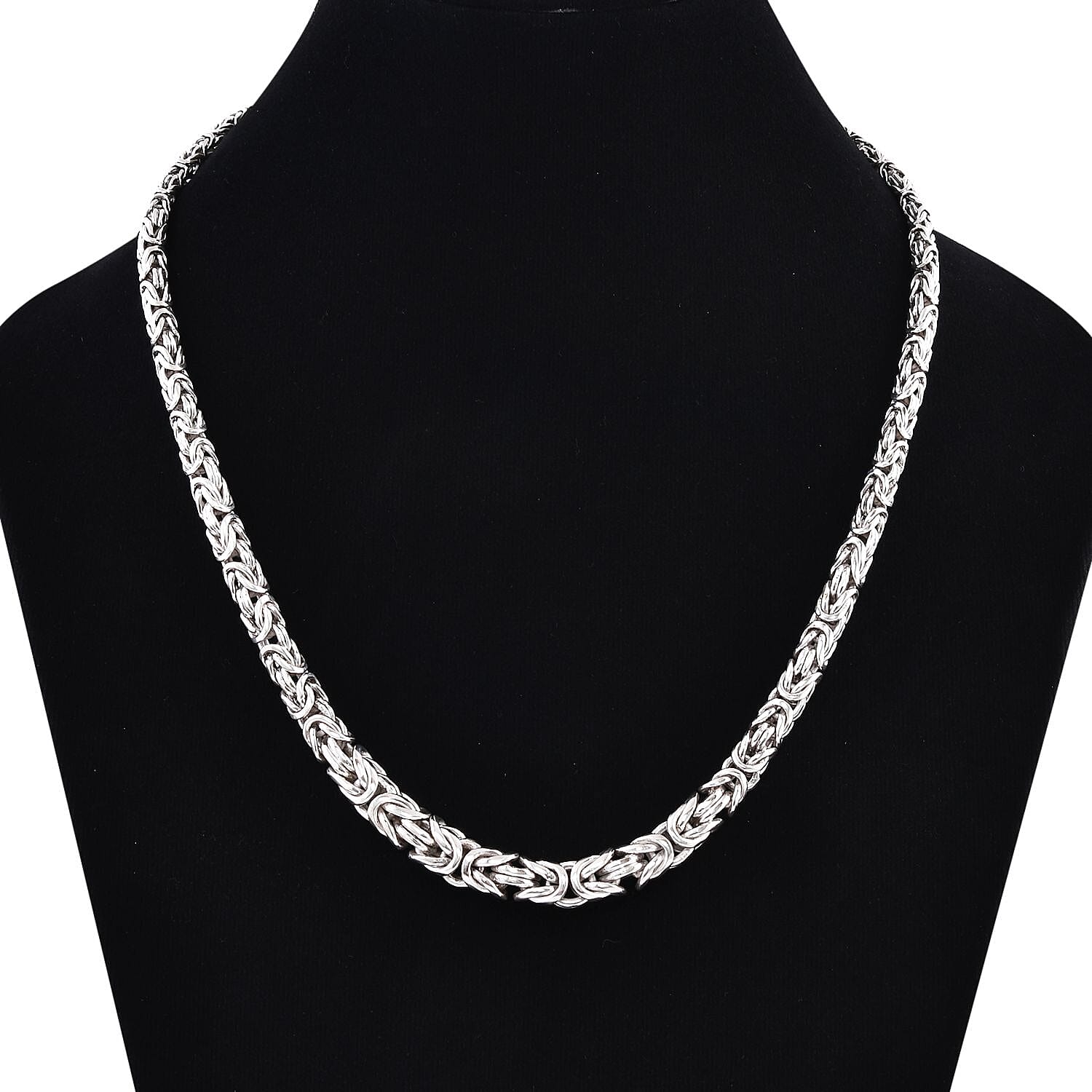 Royal Bali Collection - Sterling Silver Borobudur Necklace (Size - 20), Silver Wt. 50.00 Gms