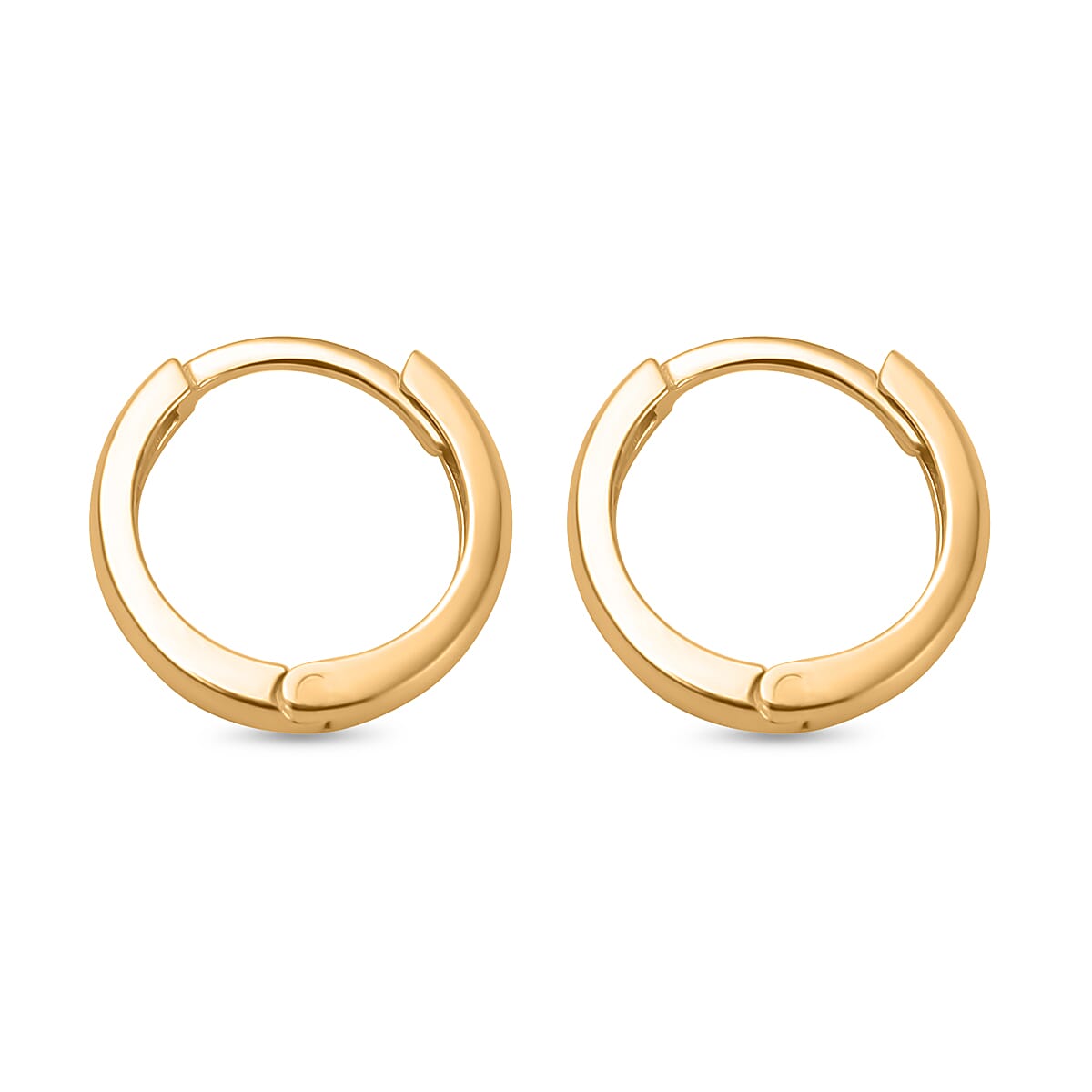 Hatton Garden Closeout - 9K Yellow Gold Huggie Hoop Earrings
