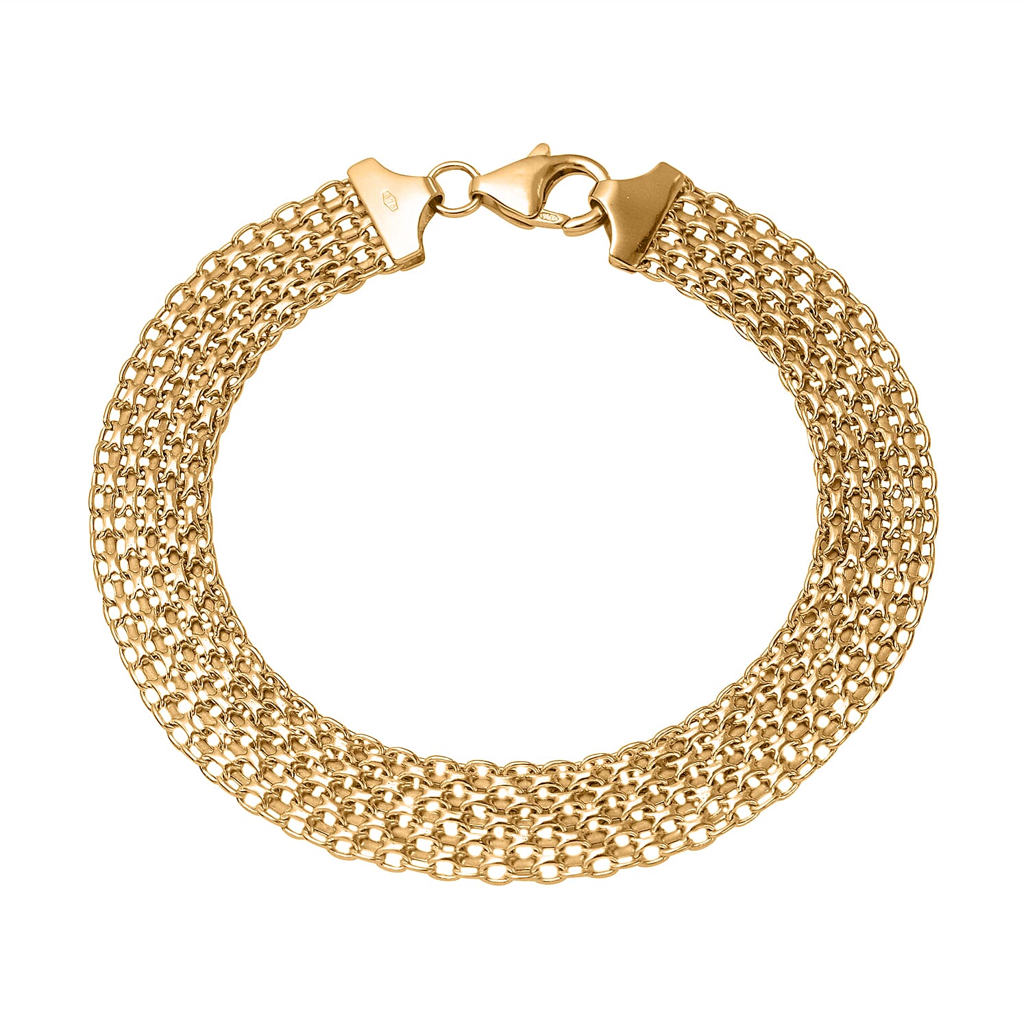 Web  Exclusive Deal- 9K Yellow Gold Bismark Bracelet (Size - 7.5), Gold Wt. 5.80 Gms