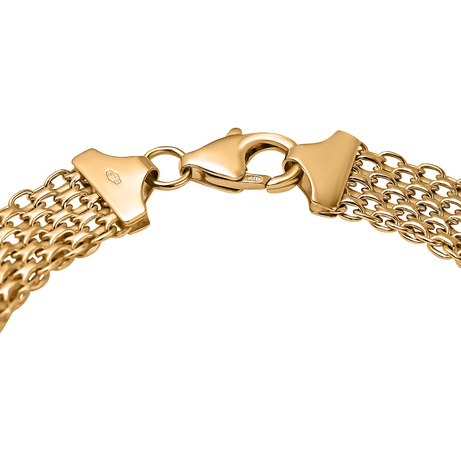 Web  Exclusive Deal- 9K Yellow Gold Bismark Bracelet (Size - 7.5), Gold Wt. 5.80 Gms