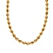 Diamond Cut Necklace Gold Overlay in Sterling Silver, Size - 20