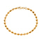 Rose Gold Overlay Sterling Silver Typhoon Chicco Bracelet (Size - 7.5)