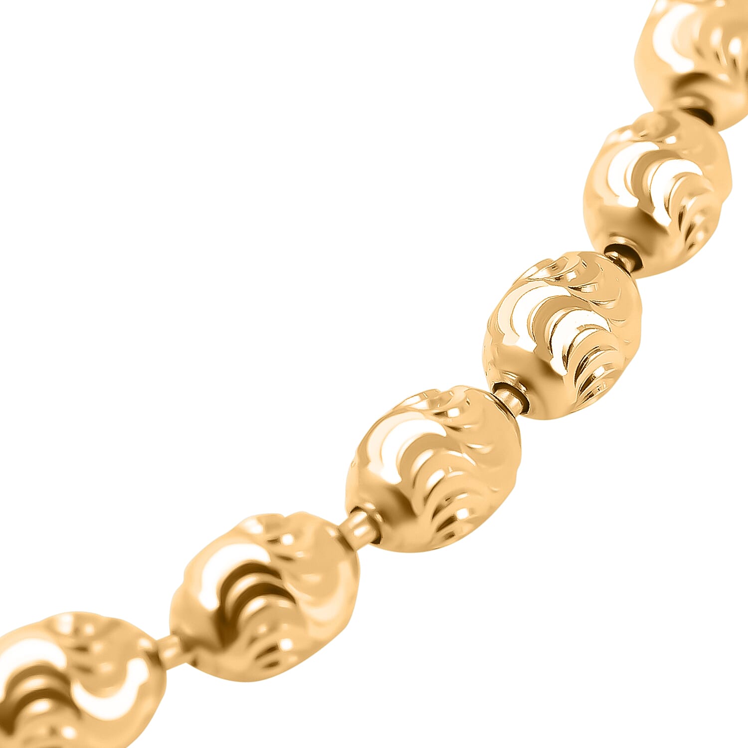 One Time Closeout  - Gold Overlay Sterling Silver  Bracelet (Size - 7.5