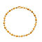 Vicenza Closeout - Yellow Gold Plated Sterling Silver Saturno Bracelet (Size - 7.5)