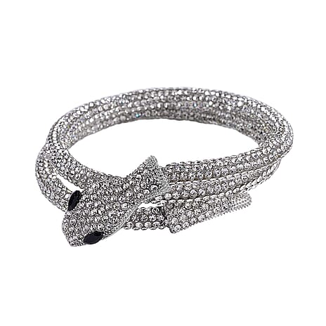 Designer Close Out- SERPENTI Crystal  Bracelet (Size 7.5-8)