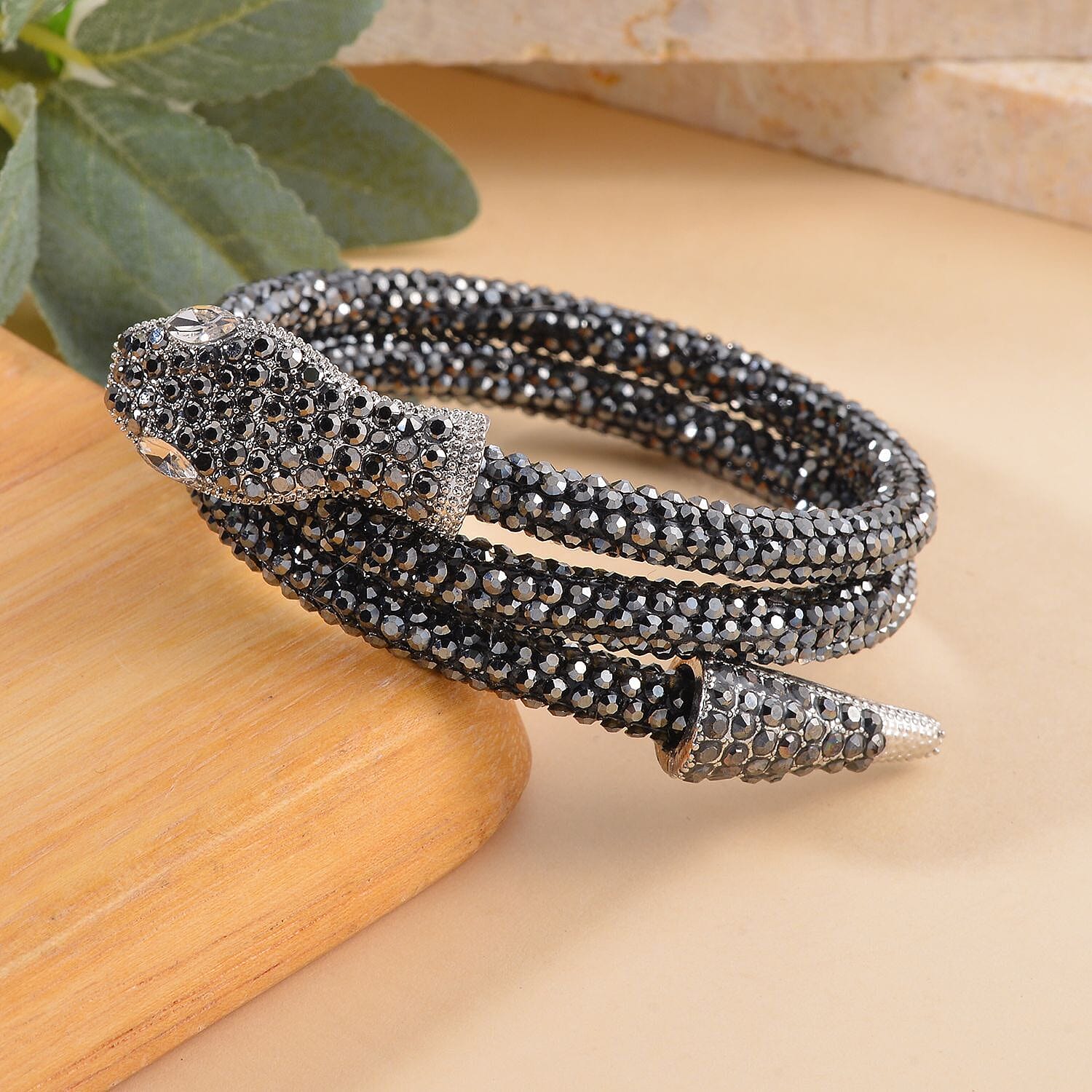 Designer Close Out- SERPENTI Crystal  Bracelet (Size 7.5-8)