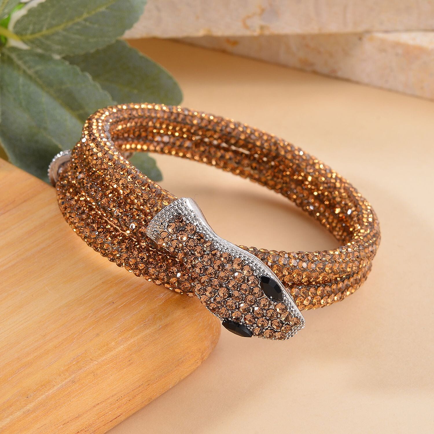 Designer Close Out- SERPENTI Crystal  Bracelet (Size 7.5-8)