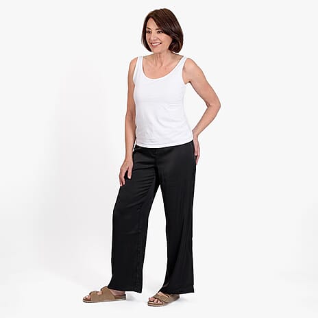 La Marey Elastic Waistband Trouser (Size 12) - Black