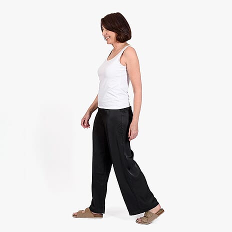 La Marey Elastic Waistband Trouser (Size 12) - Black