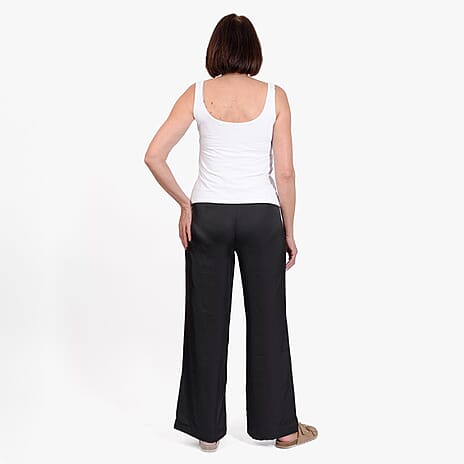 La Marey Elastic Waistband Trouser (Size 12) - Black