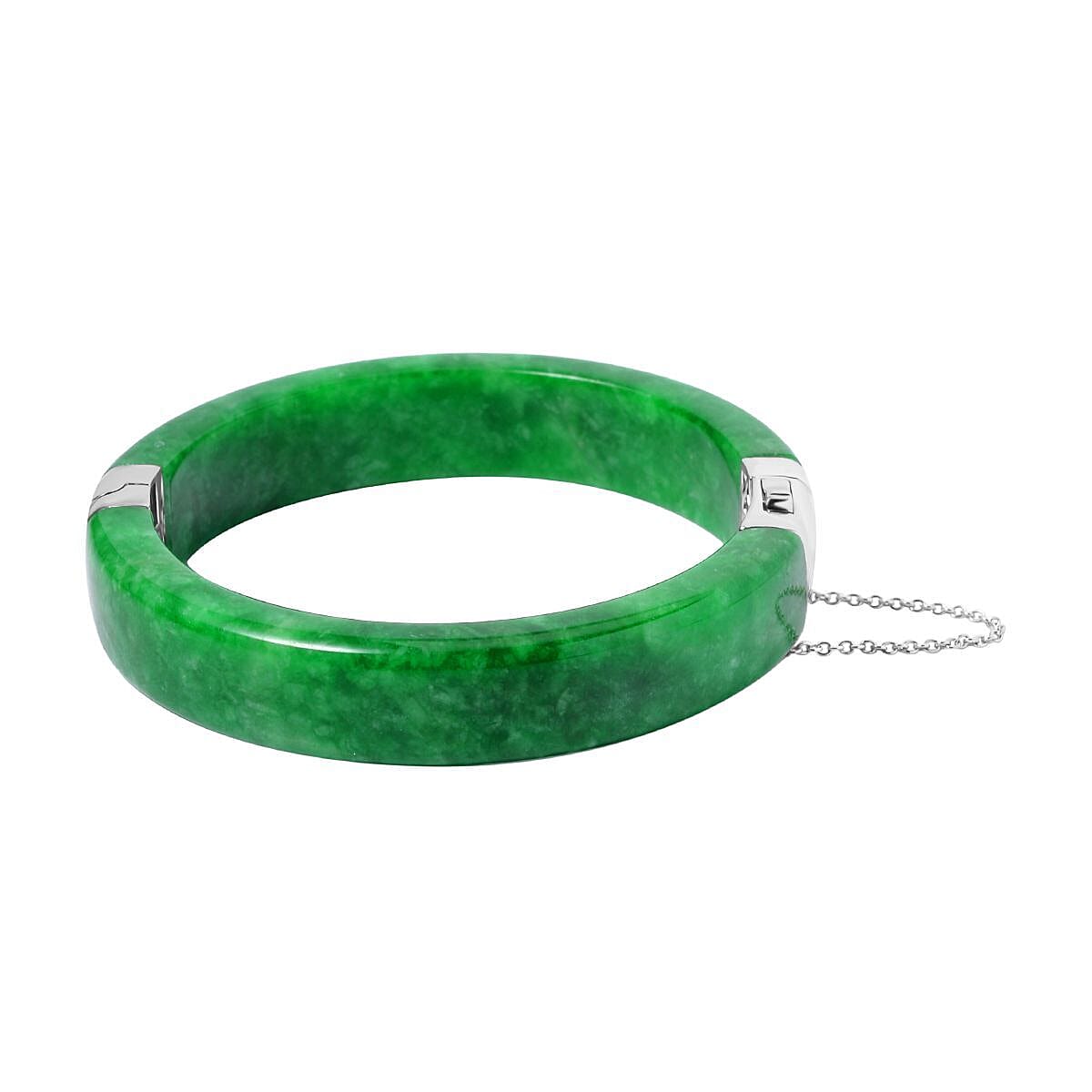 Emerald green jade on sale bracelet