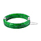 Designer Inspired - Green Jade Bangle (Size 7.5) in Rhodium Overlay Sterling Silver 270.00 Ct.