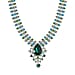 Green & Multi Colour Austrian Crystal Necklace (Size - 20)