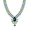 Green & Multi Colour Austrian Crystal Necklace (Size - 20)