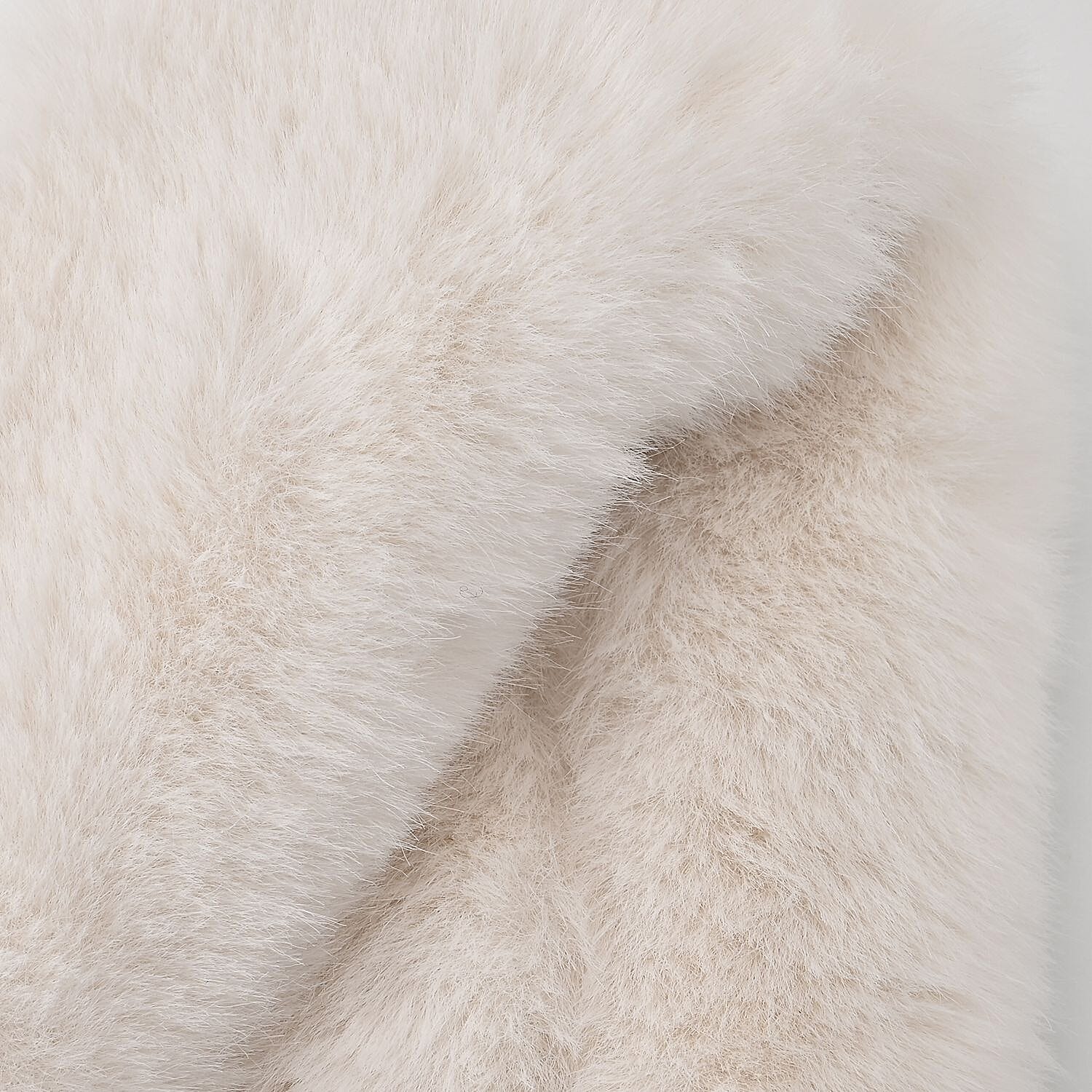 Polyester Polka Dots Scarf - White