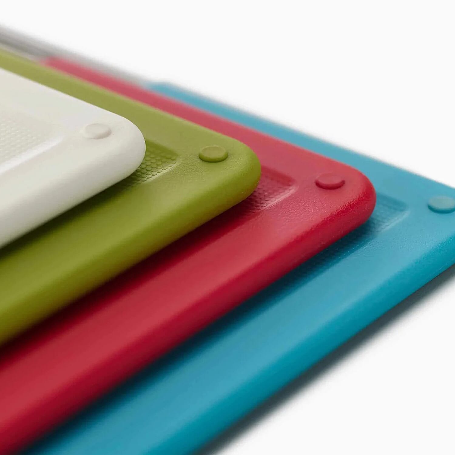 Folio Steel 4-Piece Chopping Board Set - Silver