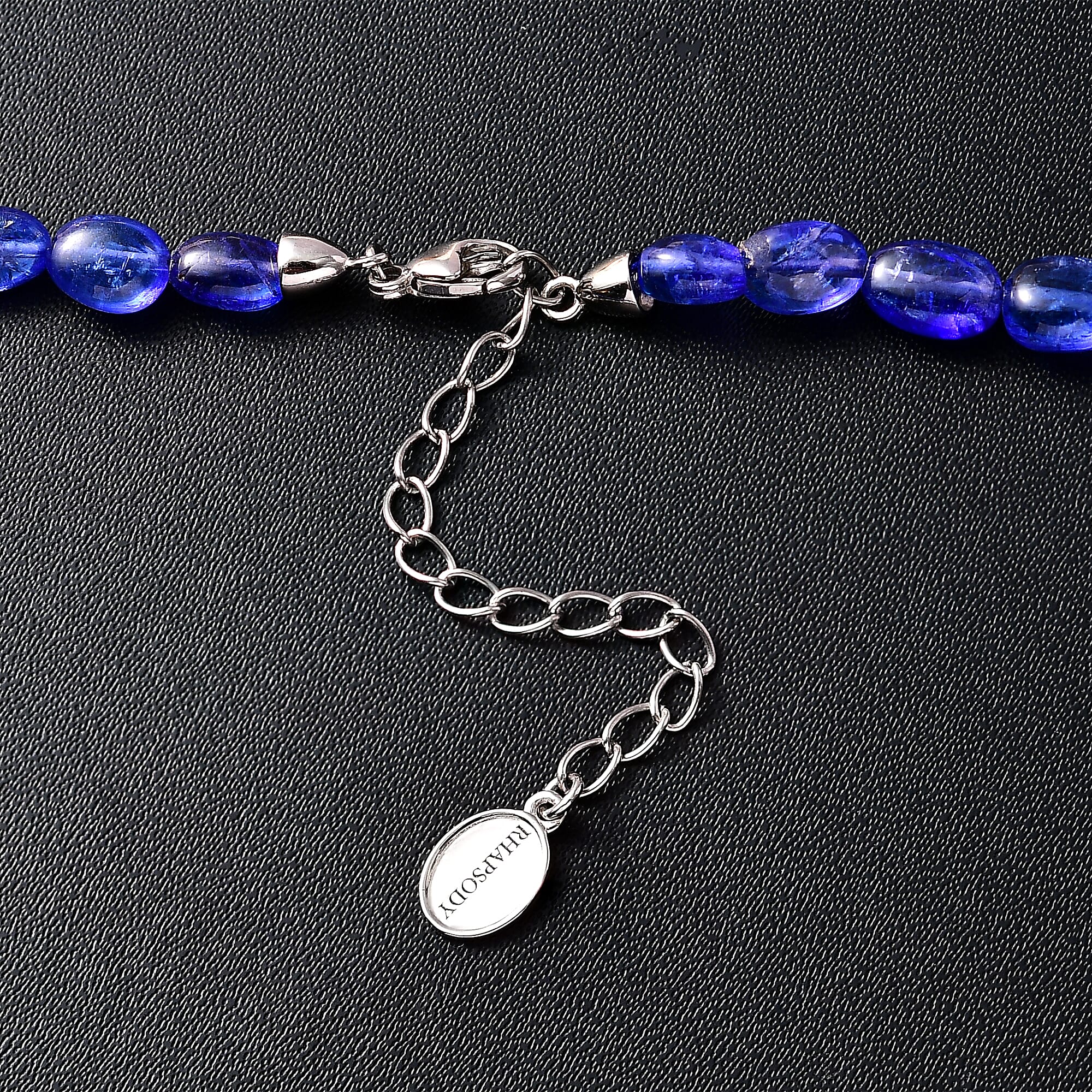 RHAPSODY - Signature Collection - 950 Platinum AAAA Tanzanite Necklace (Size - 18-2 Ext) with Lobster Clasp 143.80 Ct