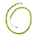 14K Yellow Gold  AAA   Peridot  Necklace (Size - 18) 140.00 ct,  Gold Wt. 2.26 Gms  150.710  Ct.