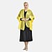 La Marey 100% Mulberry Silk Solid Scarf (Size 180x110 cm) - Yellow