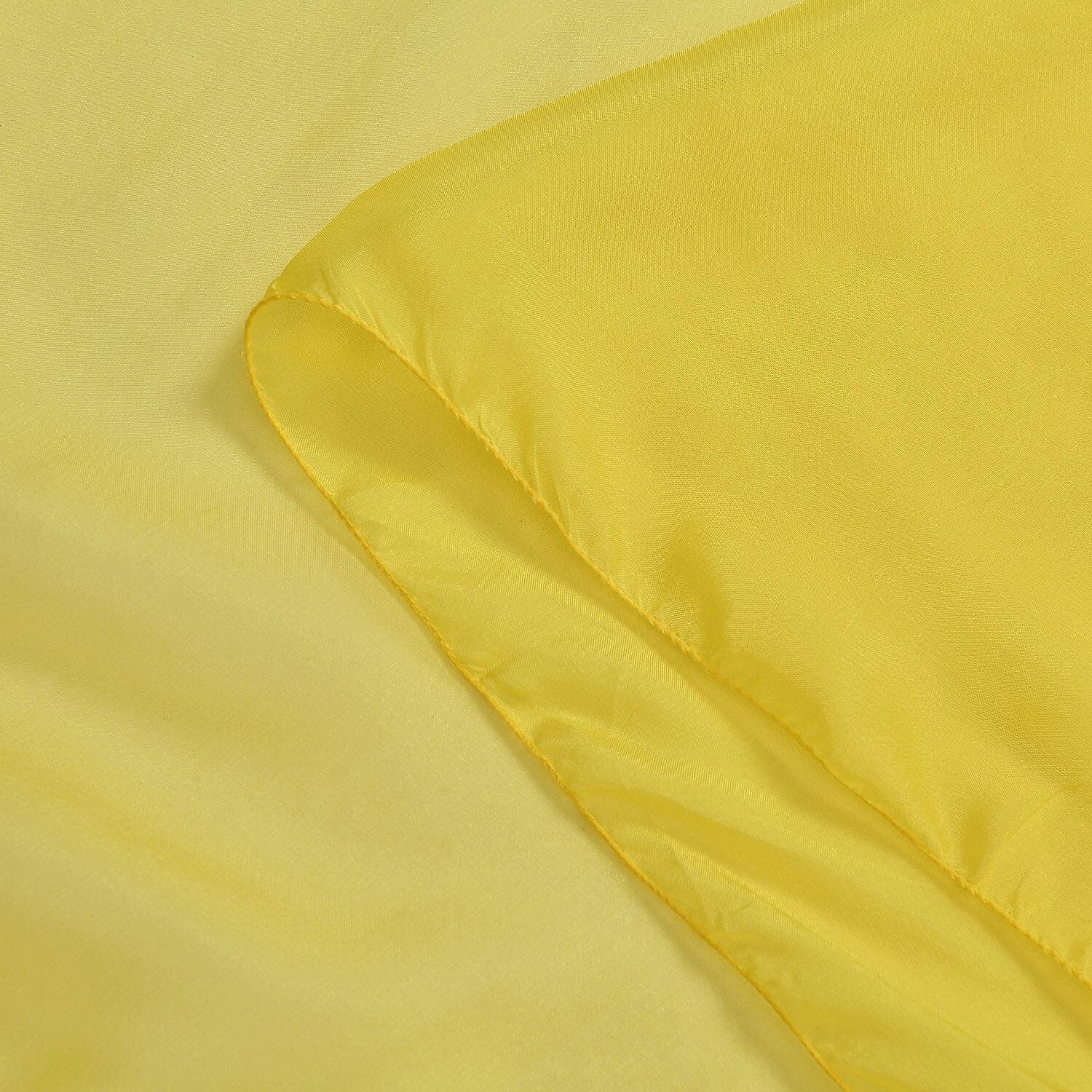 La Marey 100% Mulberry Silk Solid Scarf (Size 180x110 cm) - Yellow La Marey 100% Mulberry Silk Solid Scarf (Size 180x110 cm) - Yellow