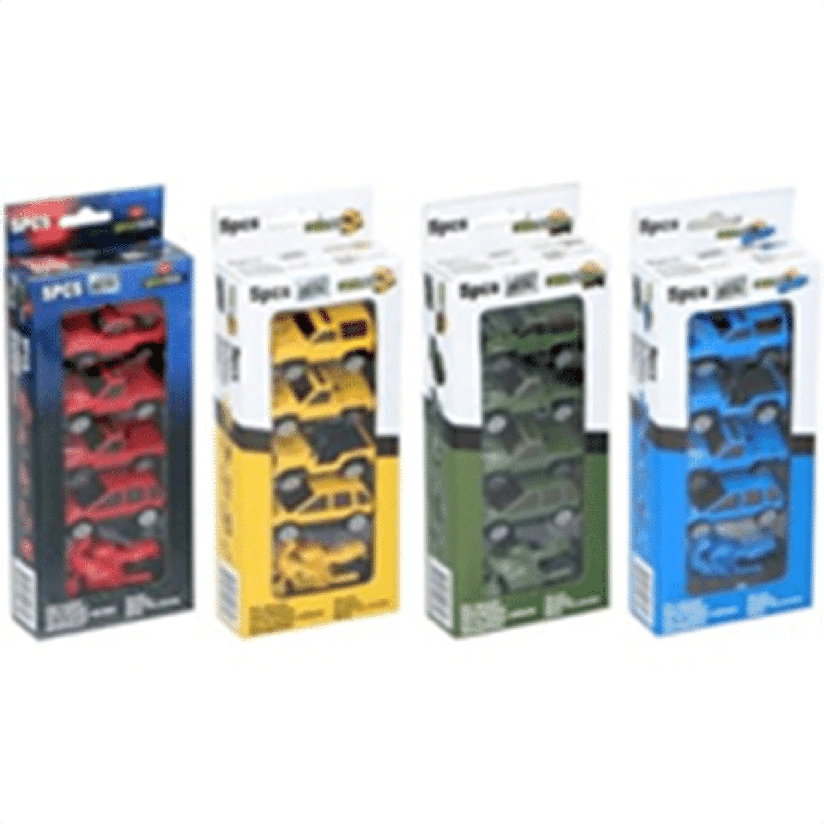 Eddy Toys Gift Set (Pack of 5 Small Metal Cars) - Blue