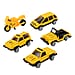 Eddy Toys Gift Set (Pack of 5 Small Metal Cars) - Blue
