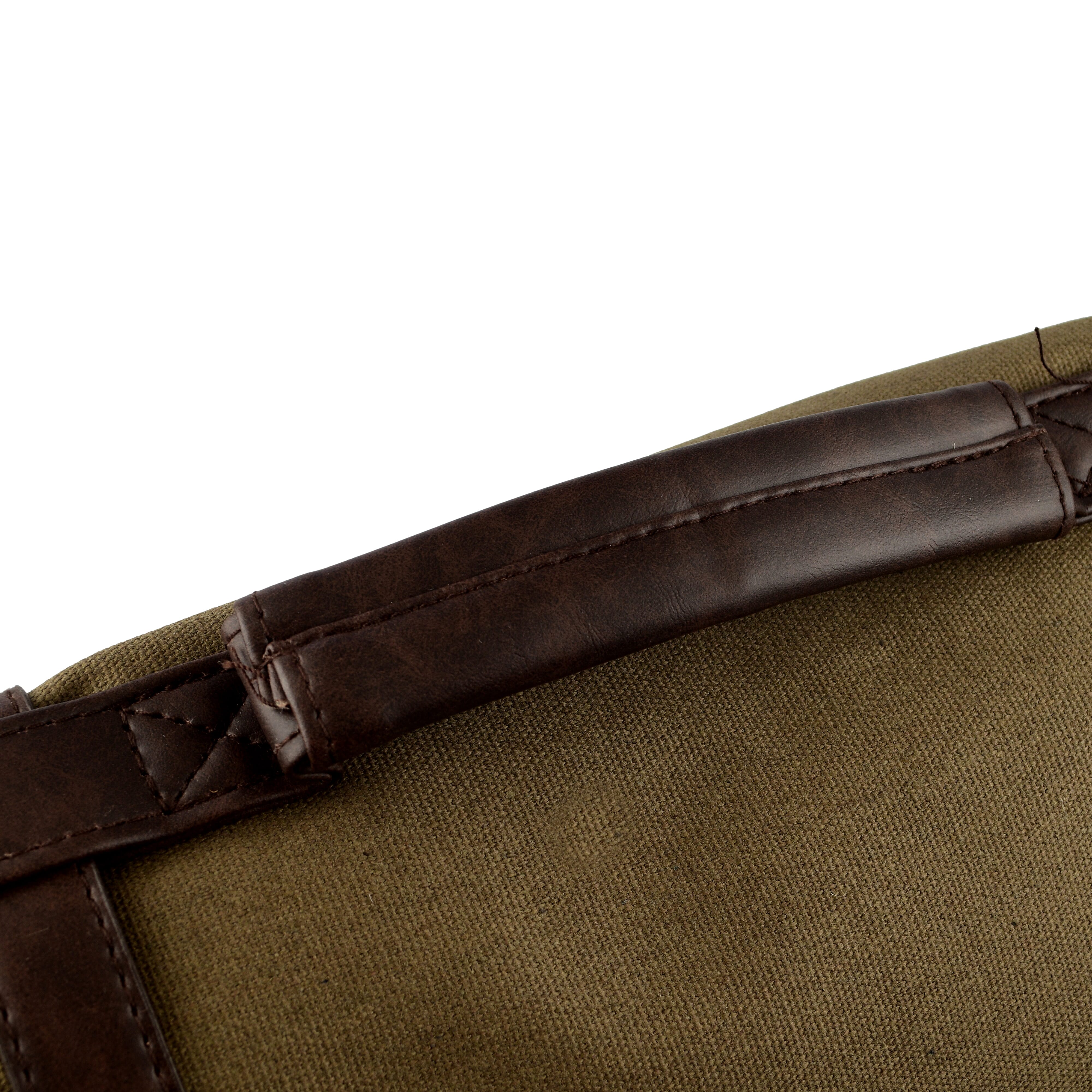 Satchel Bag with Shoulder Strap - Brown