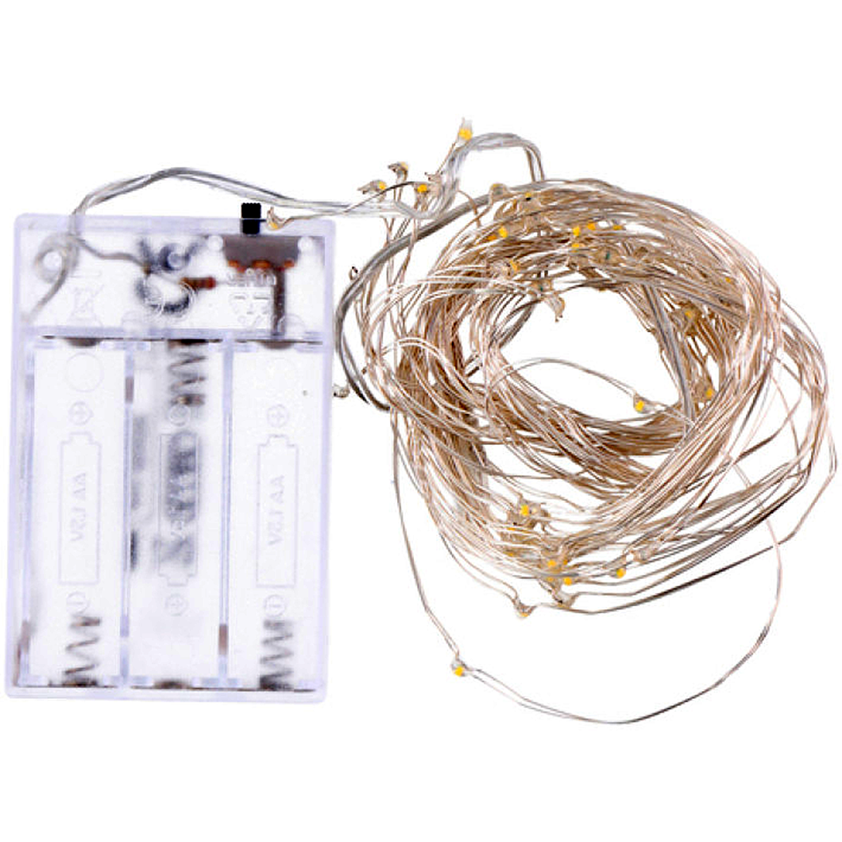 80LED Copper Wire String Lights (75cm)  - Multi