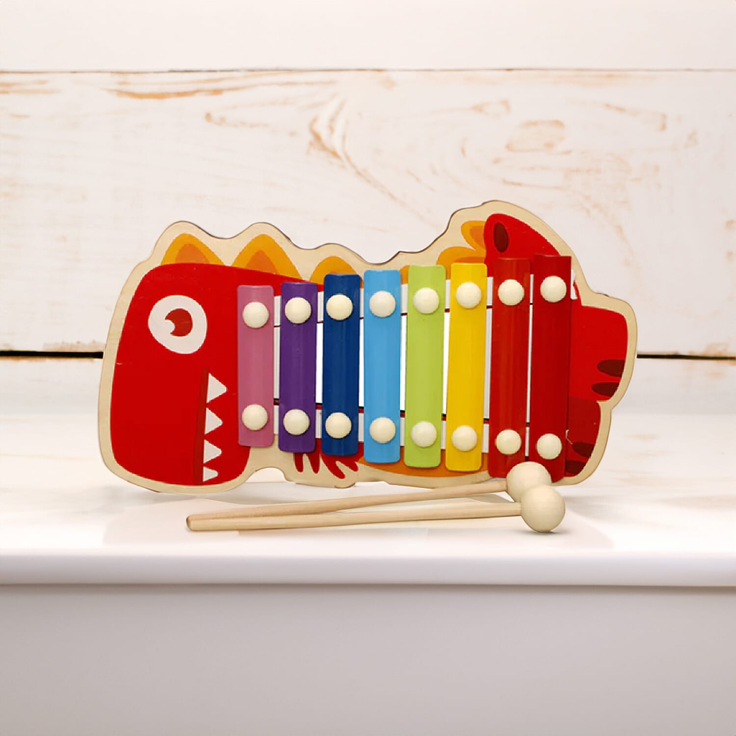 Wooden Music Toy for Kids with Fun Sounds - Multi