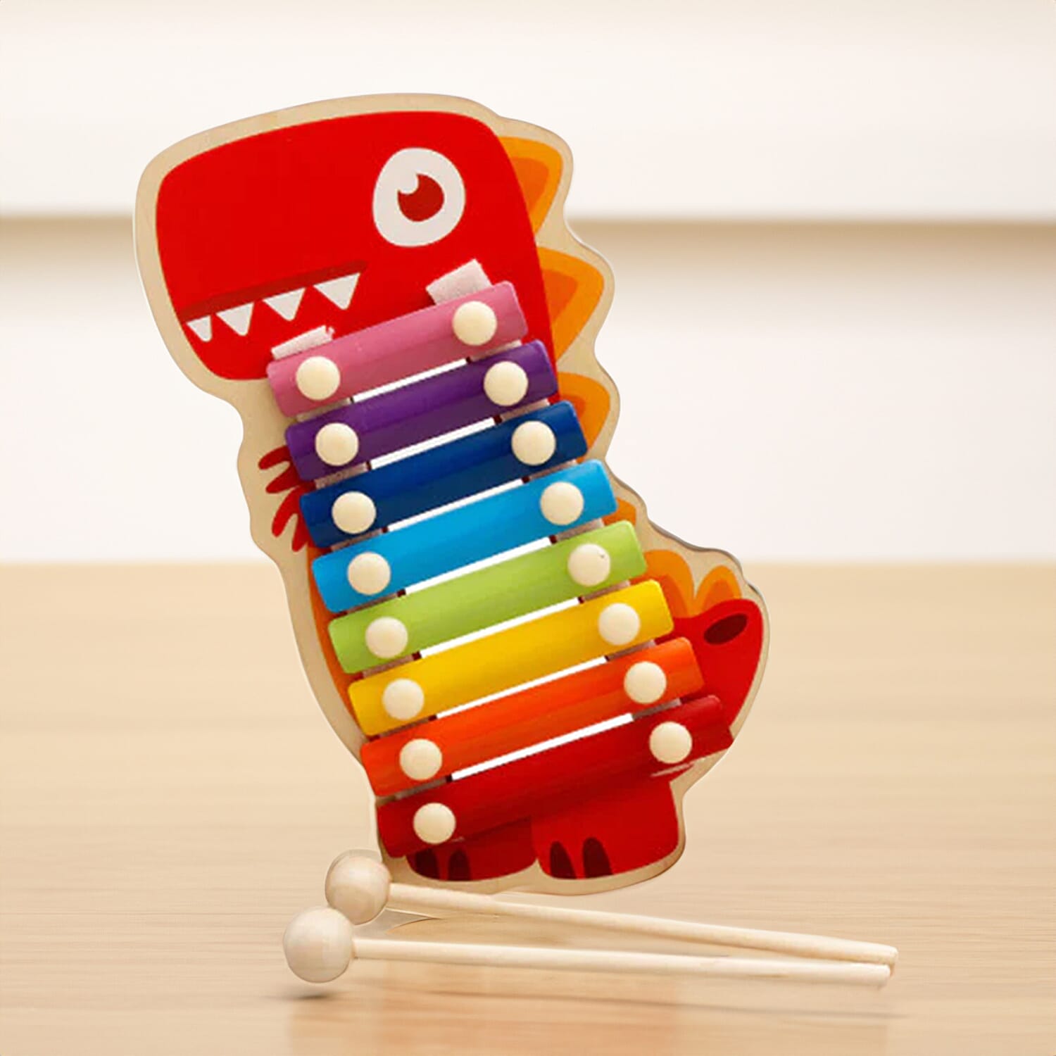 Wooden Music Toy for Kids with Fun Sounds - Multi