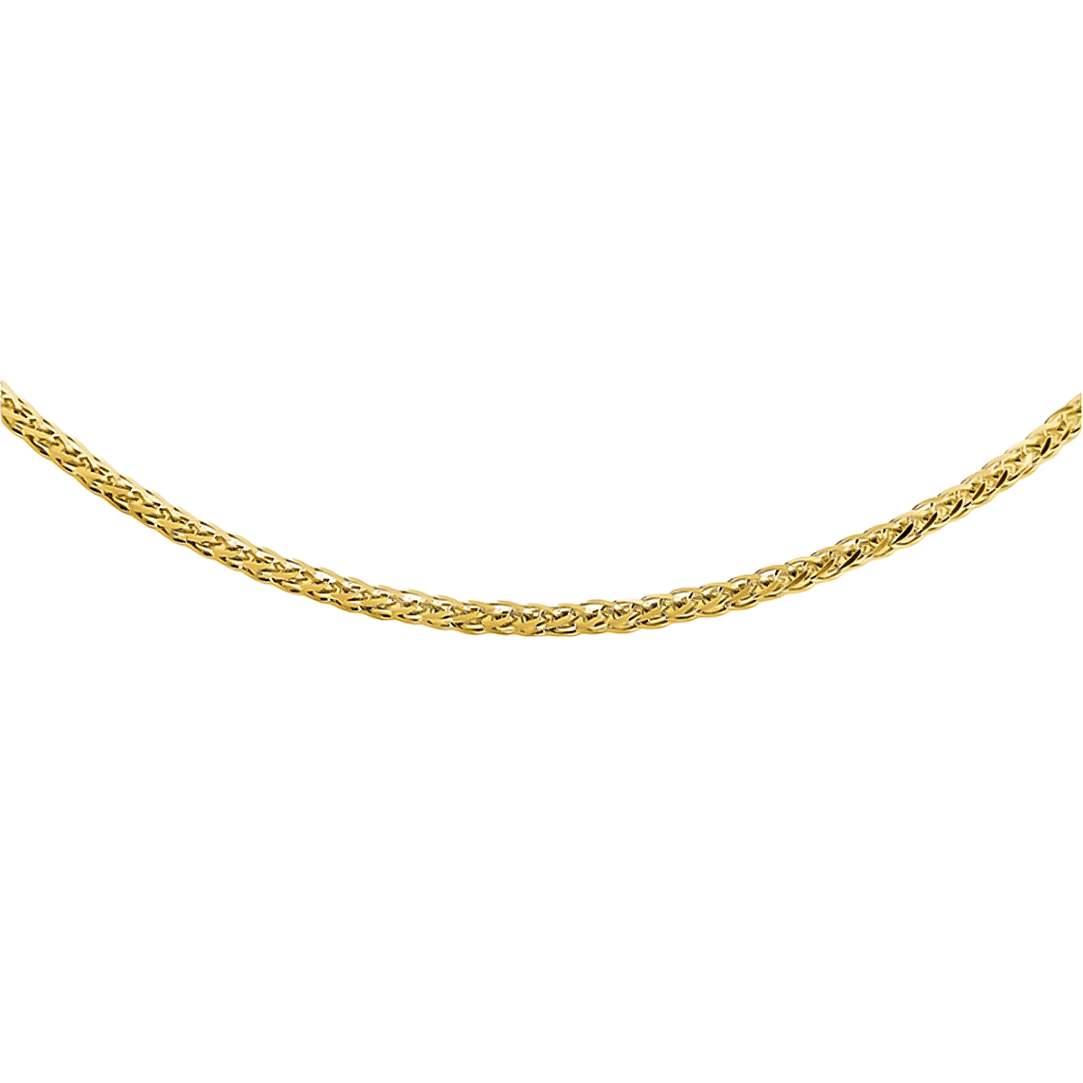 Hatton Garden Closoeut 18K Yellow Gold Spiga Slider Necklace (Size - 20) Adjustable, Gold Wt. 3.30 Gms