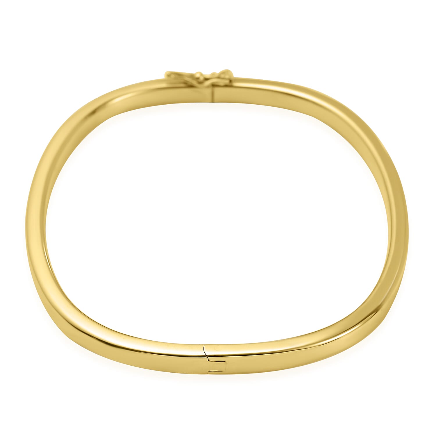 ILIANA 18K Yellow Gold  Bangle (Size - 7), Gold Wt. 9.50 Gms