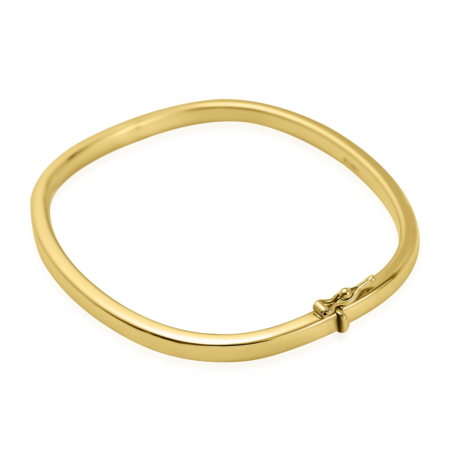 ILIANA 18K Yellow Gold  Bangle (Size - 7), Gold Wt. 9.50 Gms