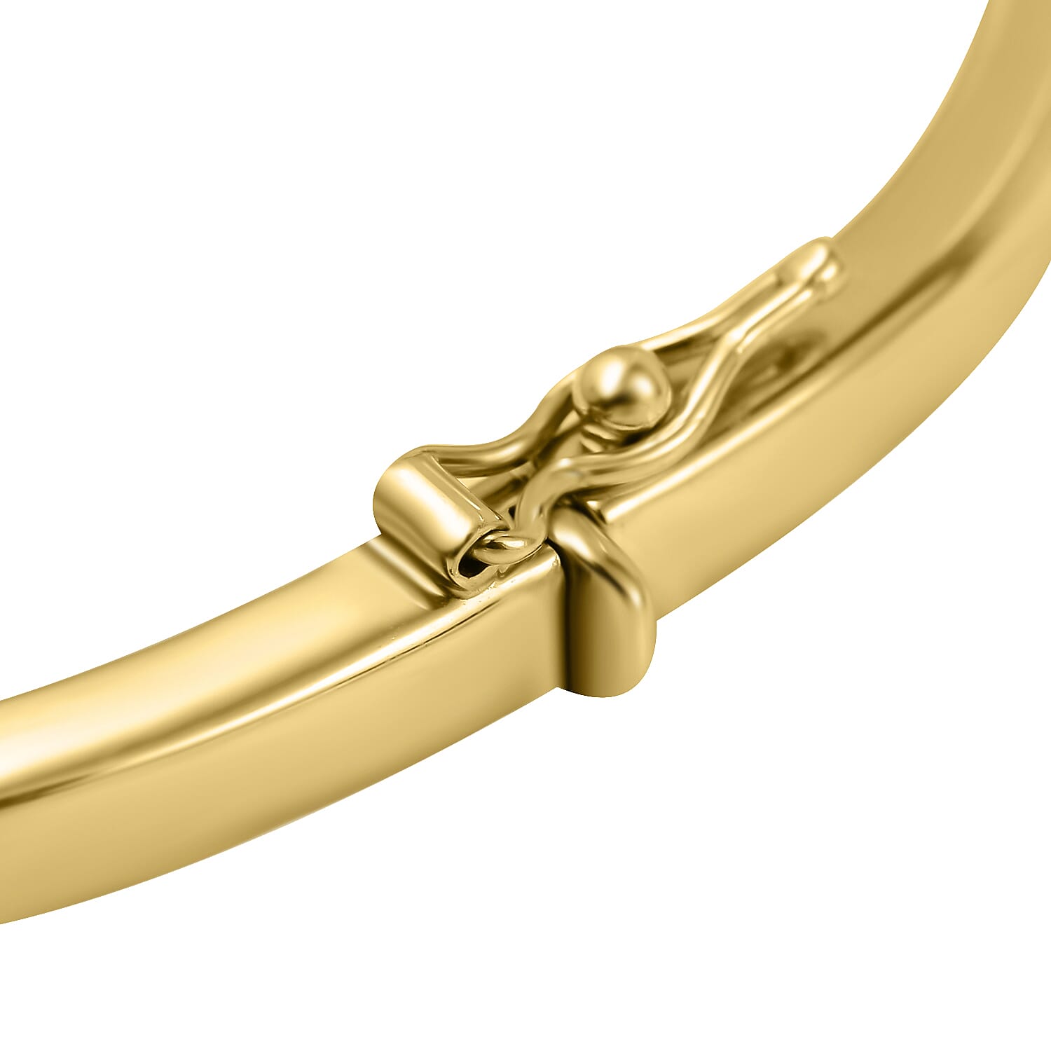 ILIANA 18K Yellow Gold  Bangle (Size - 7), Gold Wt. 9.50 Gms