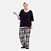 LA MAREY Loungewear Sets (Short Sleeves Top with Printed Trousers)