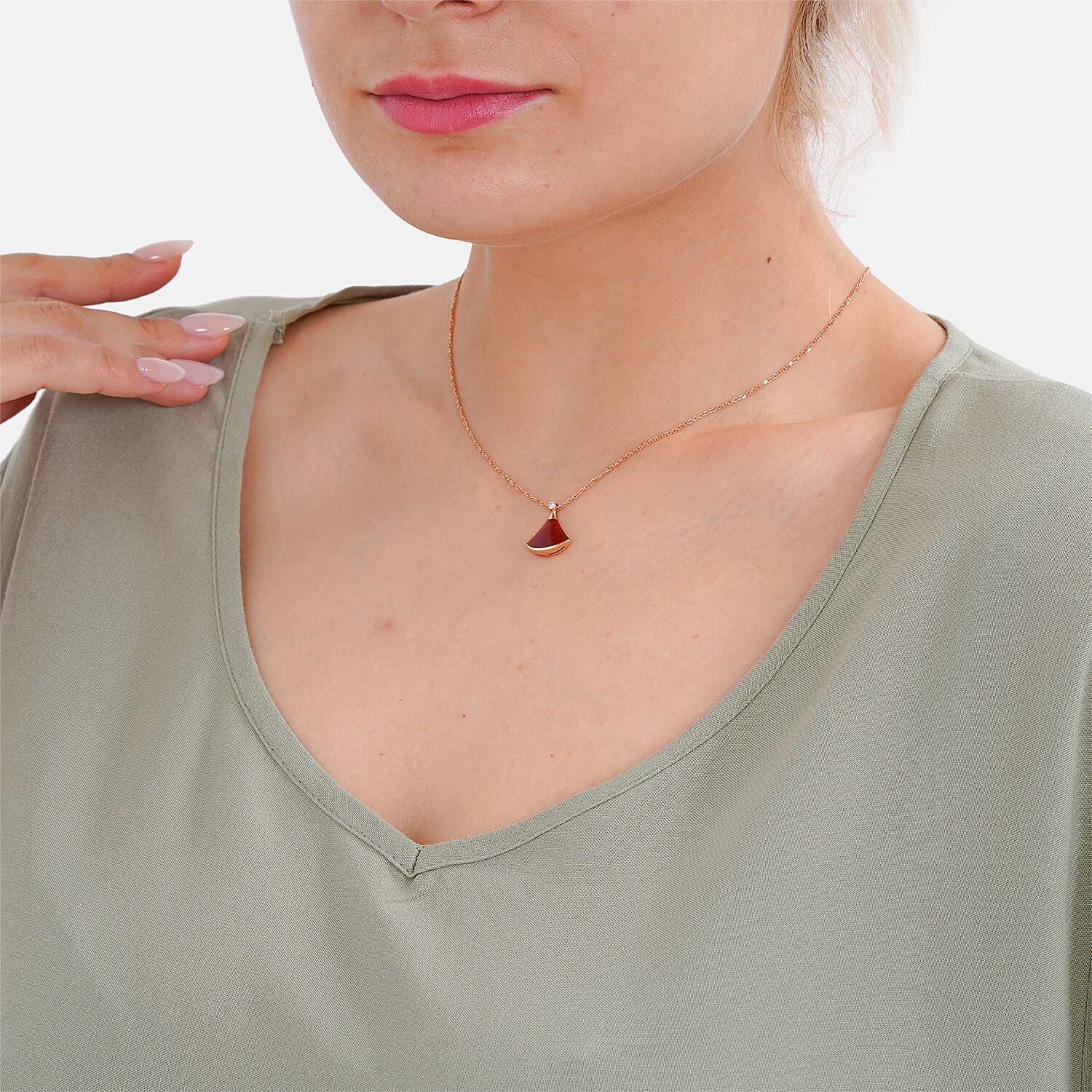 LA MAREY Loungewear Sets (Short Sleeves Top with Printed Trousers) - Green