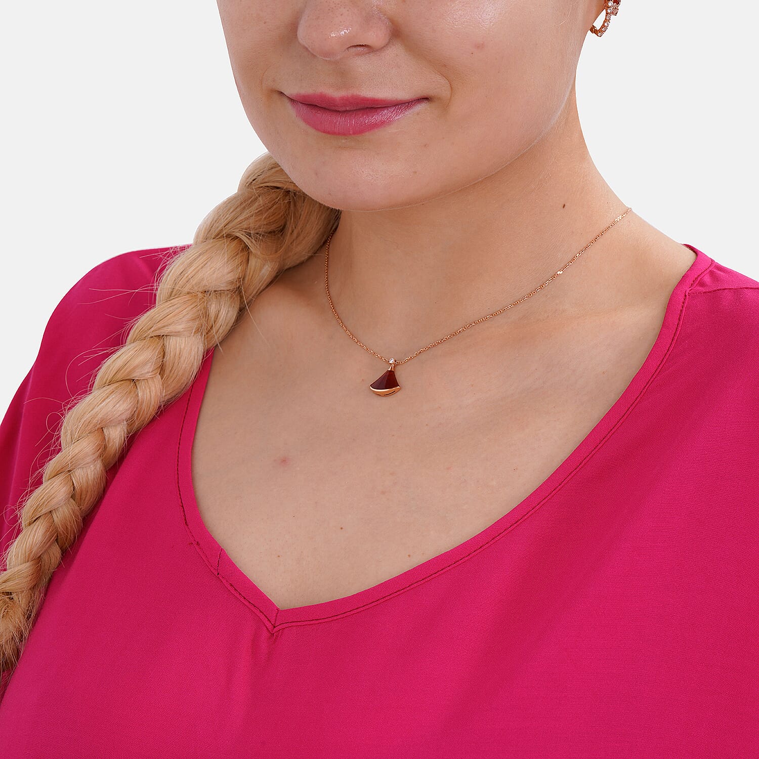 La Marey Viscose Solid Loungwear - Purple & Black