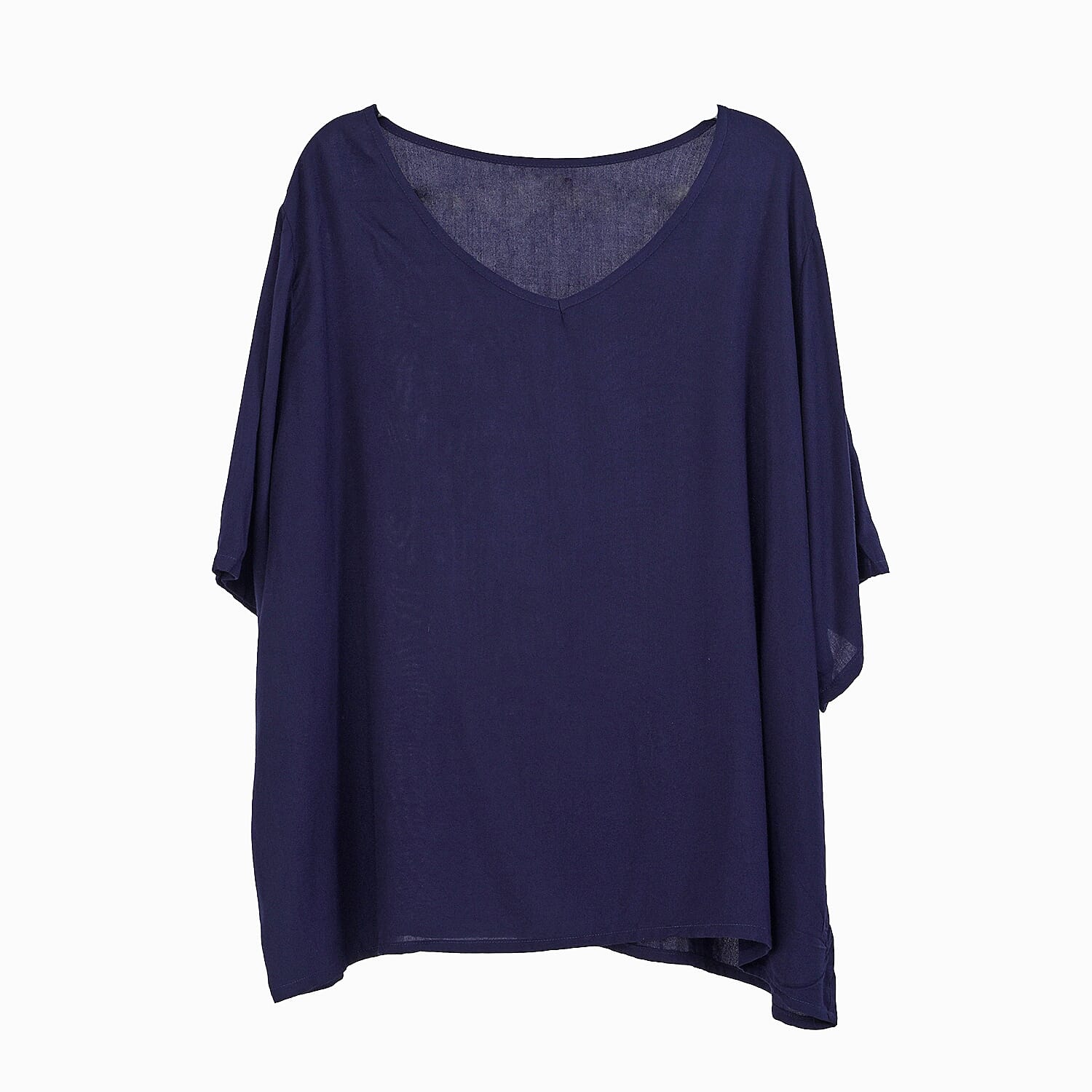 La Marey Viscose Solid Loungwear - Purple & Black