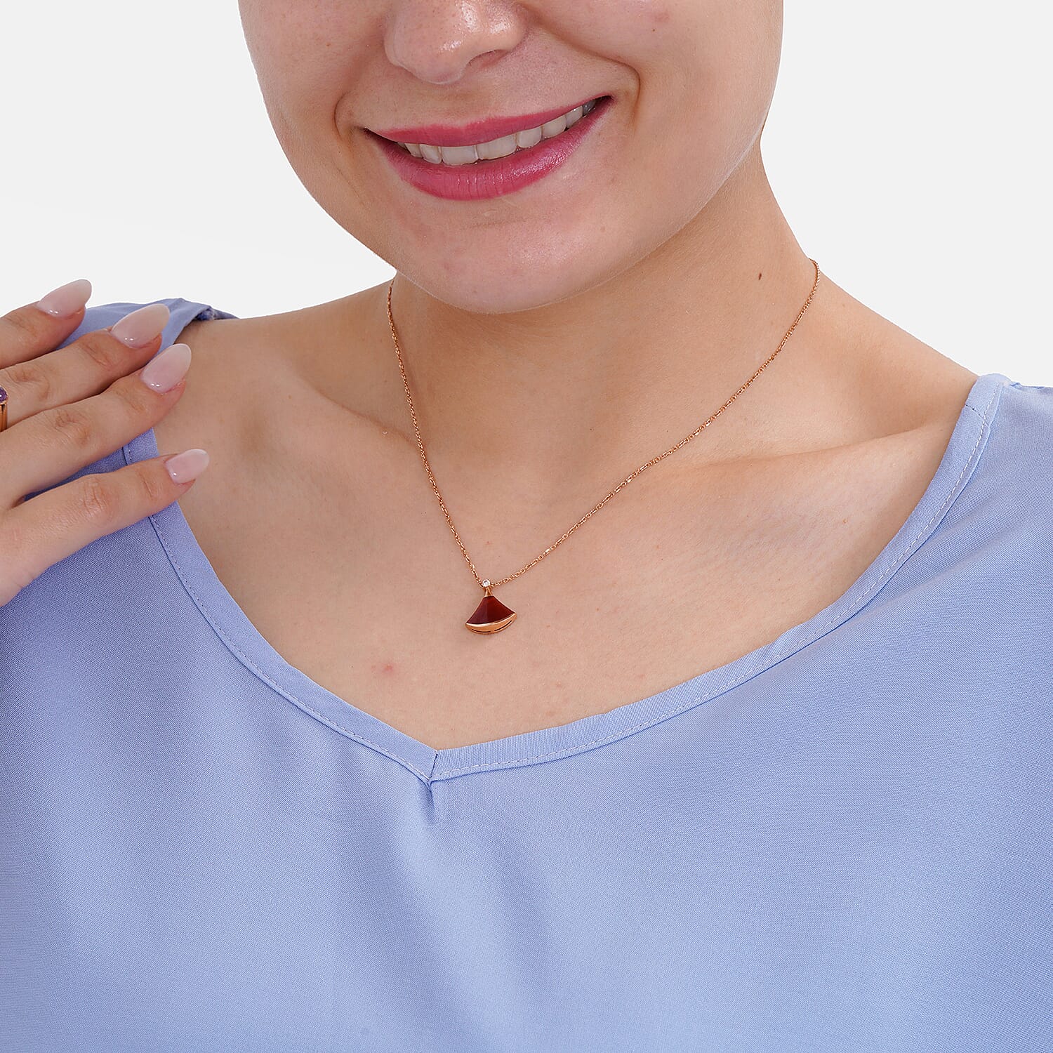 La Marey Viscose Solid Loungwear - Purple & Black